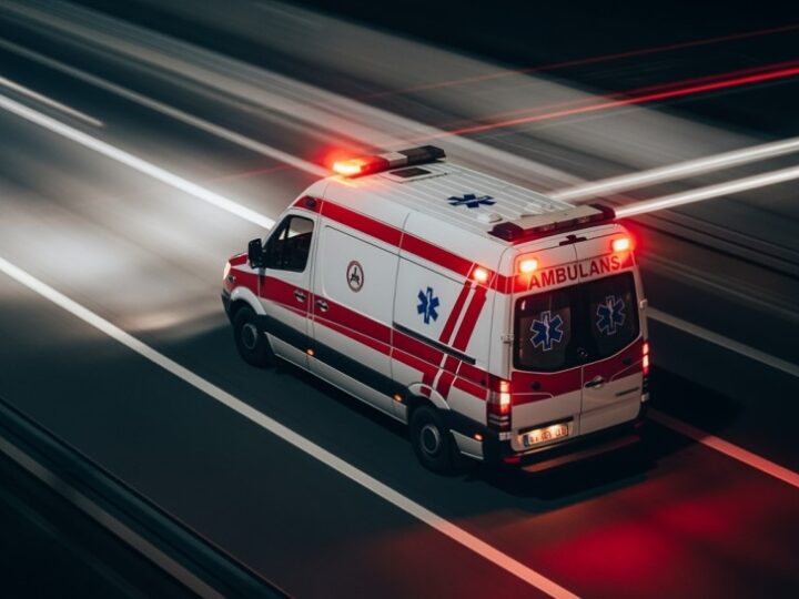 Bezpieczniej na drogach: Policjanci z Raniżowa rozdają odblaski i upominki mieszkańcom