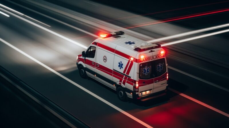 Bezpieczniej na drogach: Policjanci z Raniżowa rozdają odblaski i upominki mieszkańcom