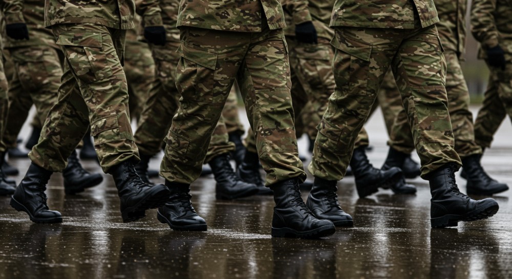 Bezpieczeństwo na czołowej uroczystości: Strzyżowscy policjanci czuwali nad przysięgą terytorialsów