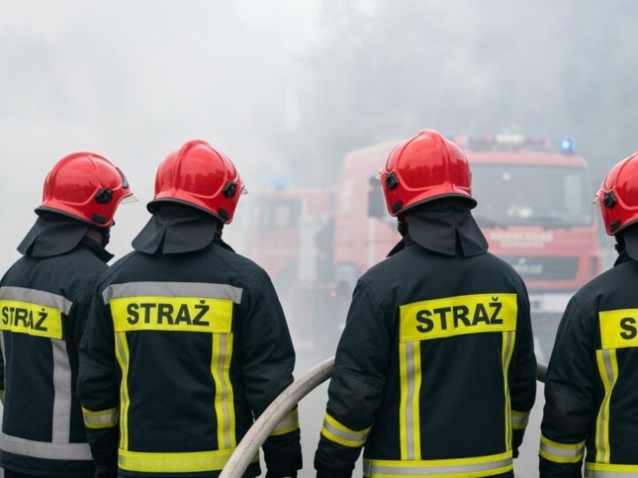 Dzielnicowy uratował sąsiedztwo przed pożarem w Borchowie