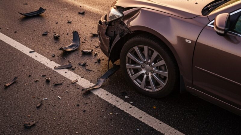 4-letni chłopiec ranny w wypadku drogowym w Wołkowyji