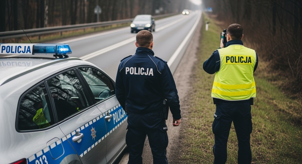 Kierowca z zakazem prowadzenia pojazdów wypadł z drogi na obwodnicy Oleszyc