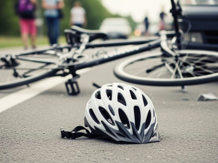 Wypadek z udziałem rowerzystki w Ostrowie