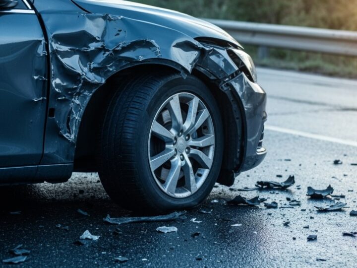 Wypadek drogowy w Kisielowie: sześć osób rannych po czołowym zderzeniu