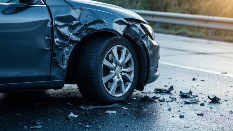 Wypadek drogowy w Kisielowie: sześć osób rannych po czołowym zderzeniu