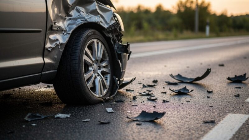 Poranny chaos na drodze: trzy auta w wypadku, dwie osoby ranne