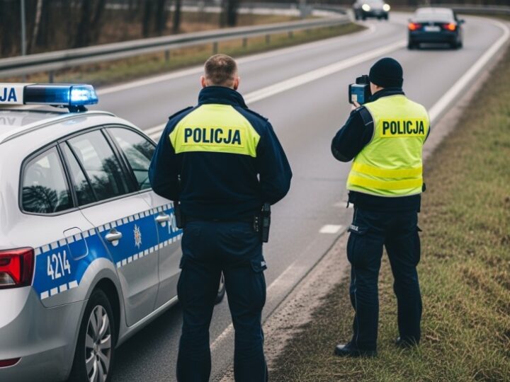 Ucieczka kierowcy Peugeota przed kontrolą drogowa zakończona zatrzymaniem