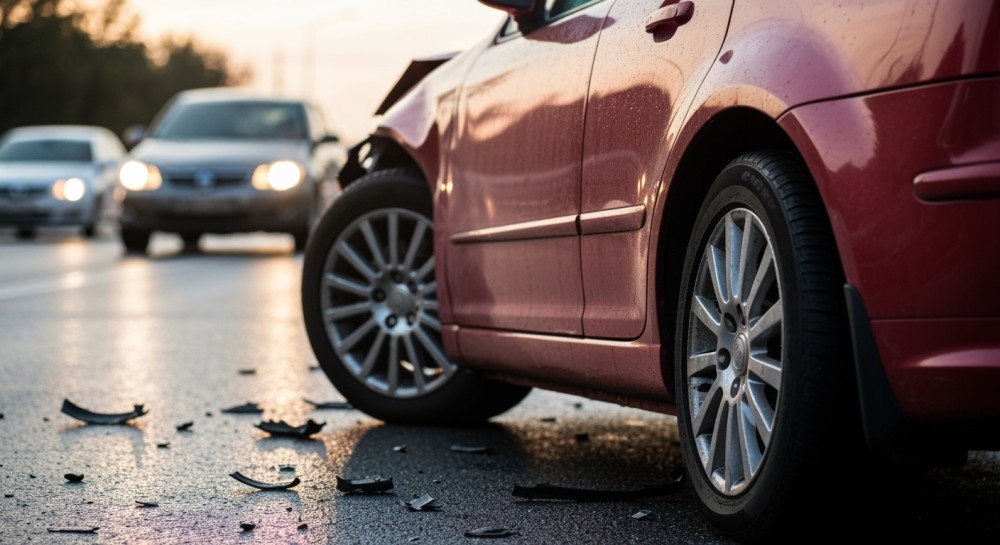 Kolizja na wojewódzkiej 887: Nieostrożność kierowcy Citroena w centrum uwagi