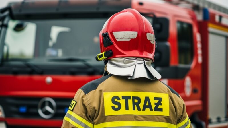 Policjanci uratowali Bieszczady przed pożarem łąki