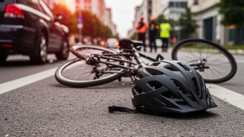 Rowerzysta potrącony przez samochód w Gorliczynie