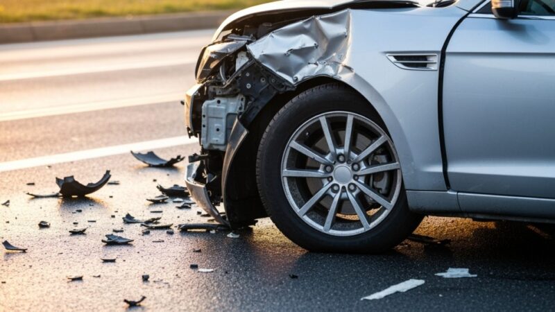 Poważny wypadek na ul. Łańcuckiej: BMW dachuje po zderzeniu z Hyundaiem