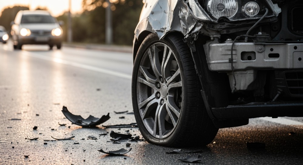 Czołowe zderzenie w Tryńczy: kierowcy w szpitalu