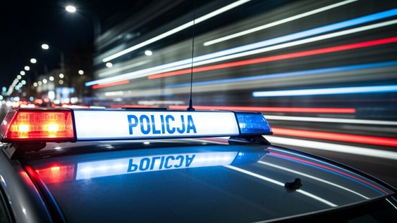 19-latek w rękach policji po groźnym incydencie z nożem i bronią