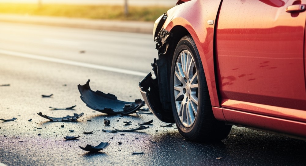 Kolizja na skrzyżowaniu: Nieostrożność kierowcy kończy się mandatem