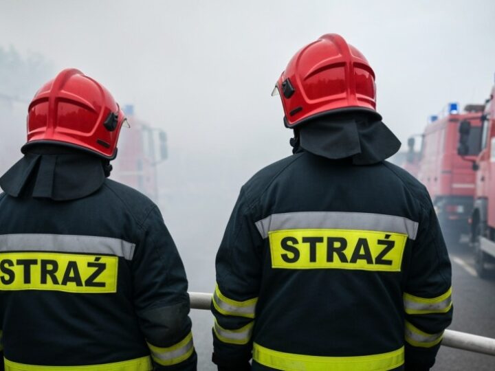 Policjanci zatrzymali podpalacza i pomogli opanować ogień