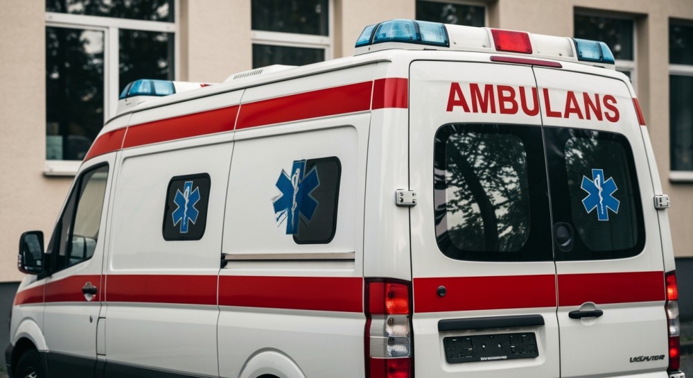 Policjanci w akcji: Eskorta rodzącej kobiety do szpitala w Sanoku