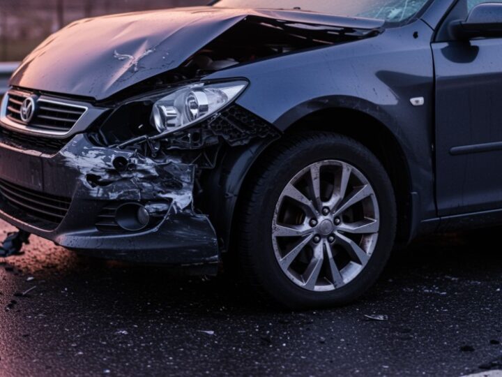 Zderzenie na krajowej 19 w Połomi. Ranny kierowca i zablokowana droga