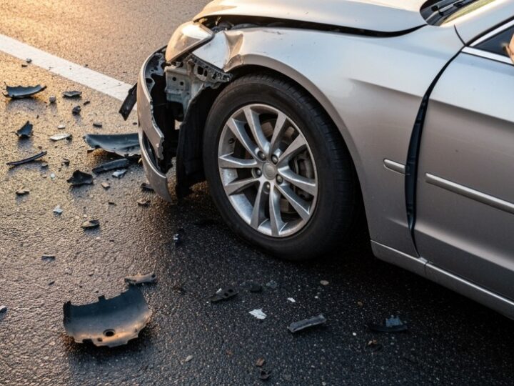 Wypadek drogowy w Trześniowie: Zderzenie dwóch osobówek