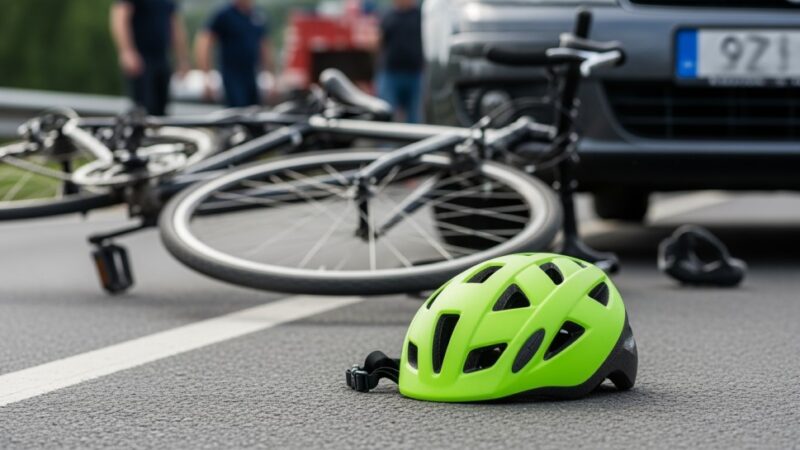 Pijany rowerzysta spowodował kolizję z Toyotą w Stalowej Woli