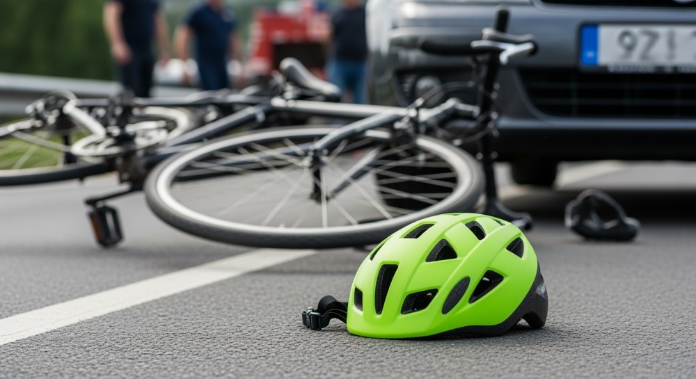 Pijany rowerzysta spowodował kolizję z Toyotą w Stalowej Woli