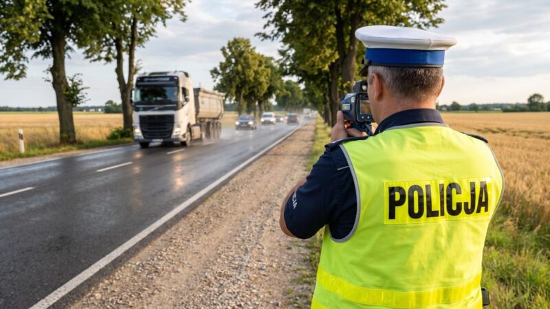 Bezpieczniejsze drogi: Policja działa w newralgicznych punktach Sanoka
