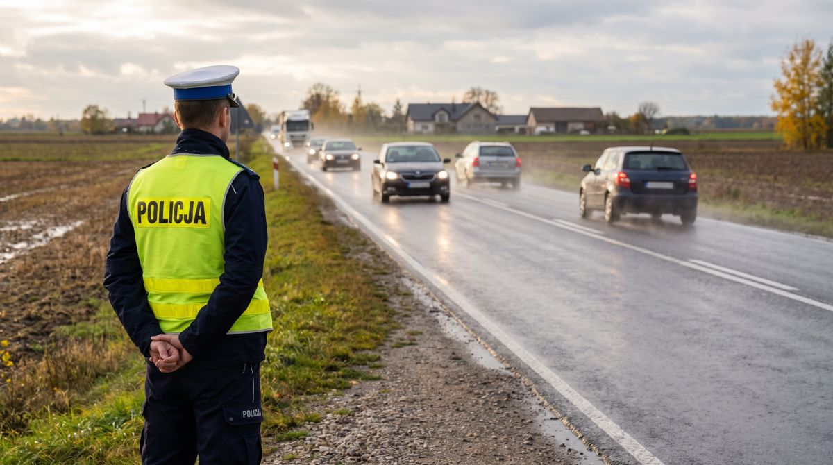 Recydywista w Audi pędził 115 km/h w strefie 60 km/h!