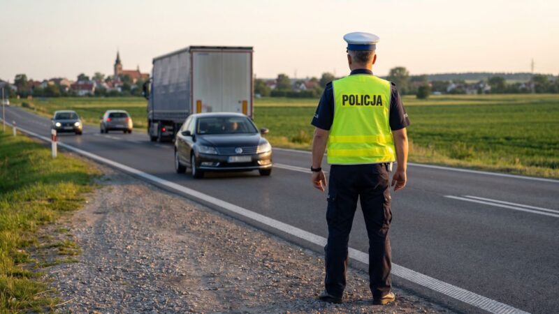 Pijany kierowca Toyoty w szaleńczej ucieczce przed policją
