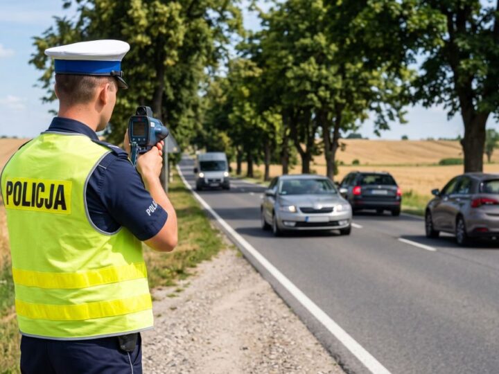 Kierowca Toyoty ukarany za jazdę z prędkością 101 km/h w obszarze zabudowanym