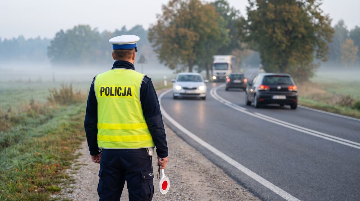 Weekendowe statystyki drogowe Tarnobrzega: kontrole, kolizje i apel o ostrożność