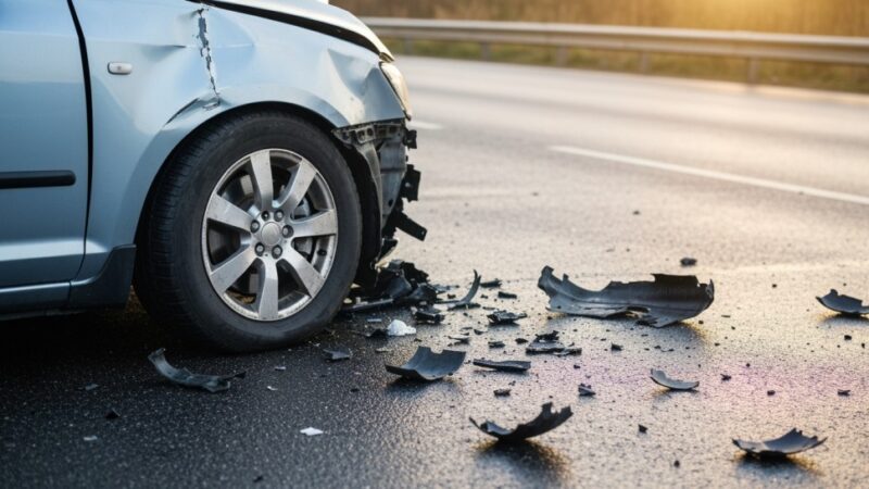 Poważny wypadek na DK94: kierowca i pasażerowie w szpitalu